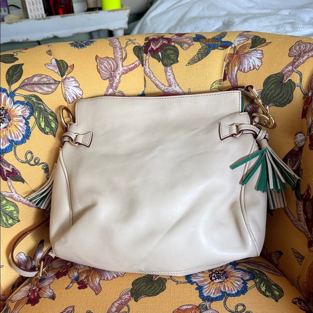 Dooney & Bourke Light Tan Florentine Crossbody Bag Y2K - Picture 5 of 9